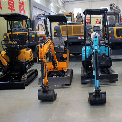 ミニ掘削機 1 トン 2 トン 高掘削力のクローラー掘削機