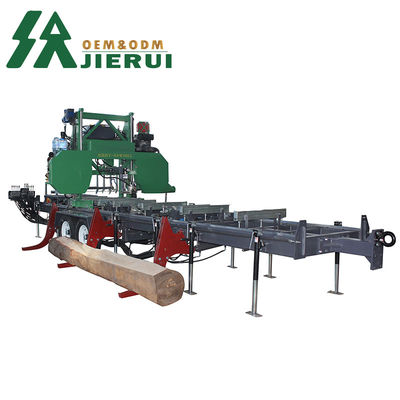 自動 36 インチ ソーミル 機械 CE EPA ファミリー 電気ガス 30HP 22KW