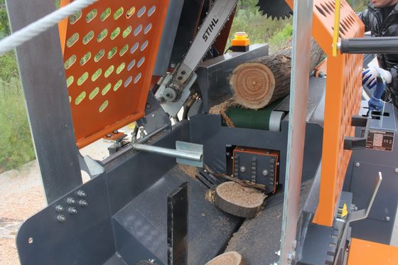 ログスプリッタ 19インチ 480mm ガソリン電気薪処理器
