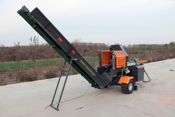 強力な火柴切断機 18hp ガソリン 4 6 8 Way ログ 切断機