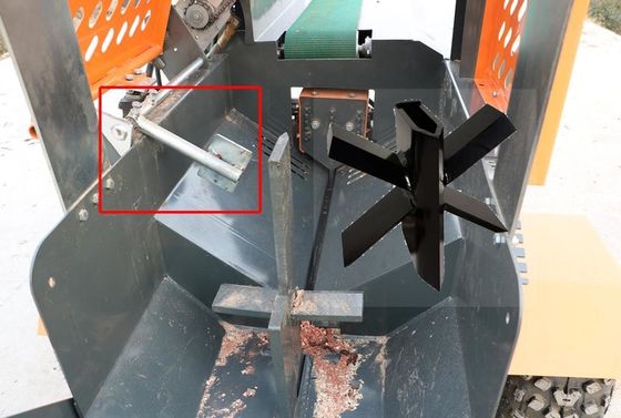 20T ワイドコンベヤー製の木材加工ソリューション付きの薪切断機