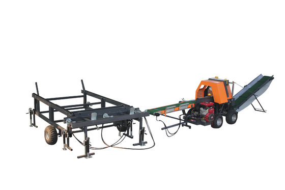 超30トンのスプリッタ 木材加工機 1050KG 容量とガソリンエンジン