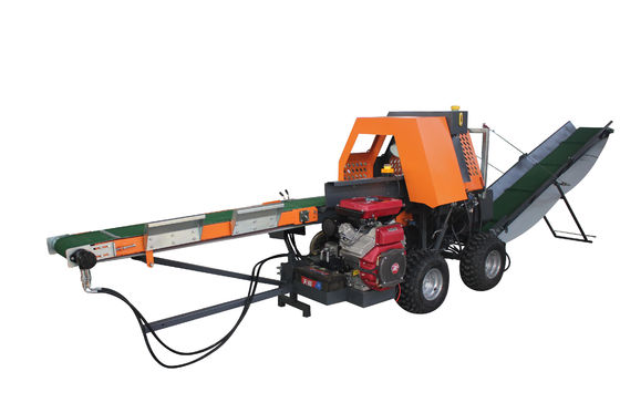 超30トンのスプリッタ 木材加工機 1050KG 容量とガソリンエンジン